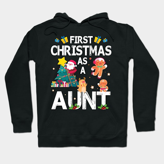 First Christmas As A Aunt Merry Xmas Noel Day Niece Nephew Hoodie by bakhanh123